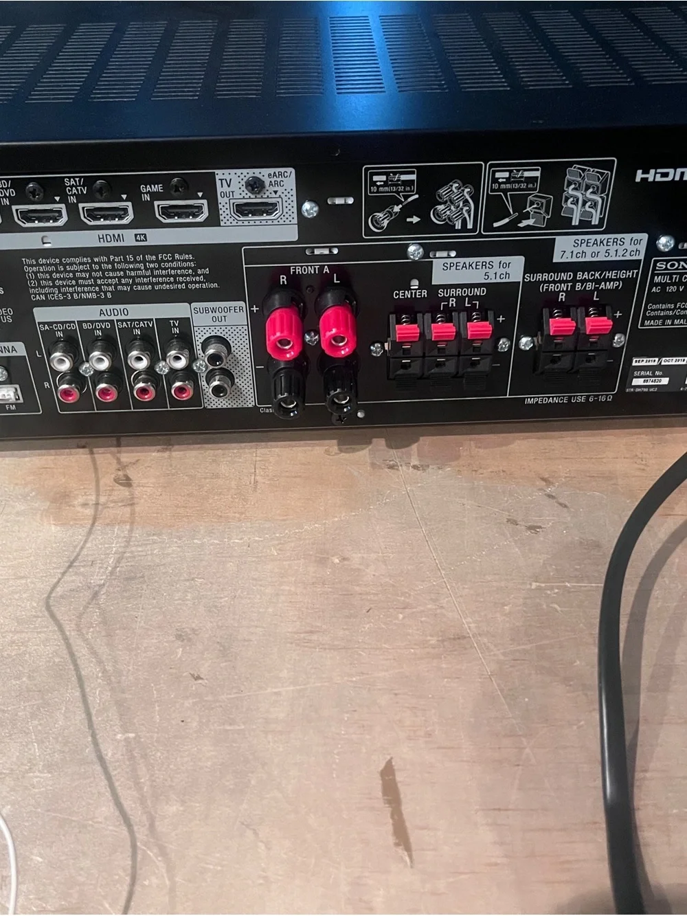 Sony str dh790